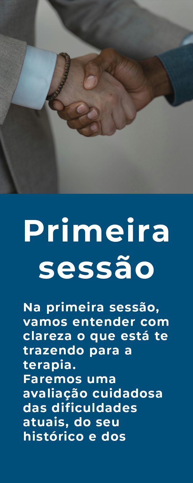 Primeira sessão Desktop